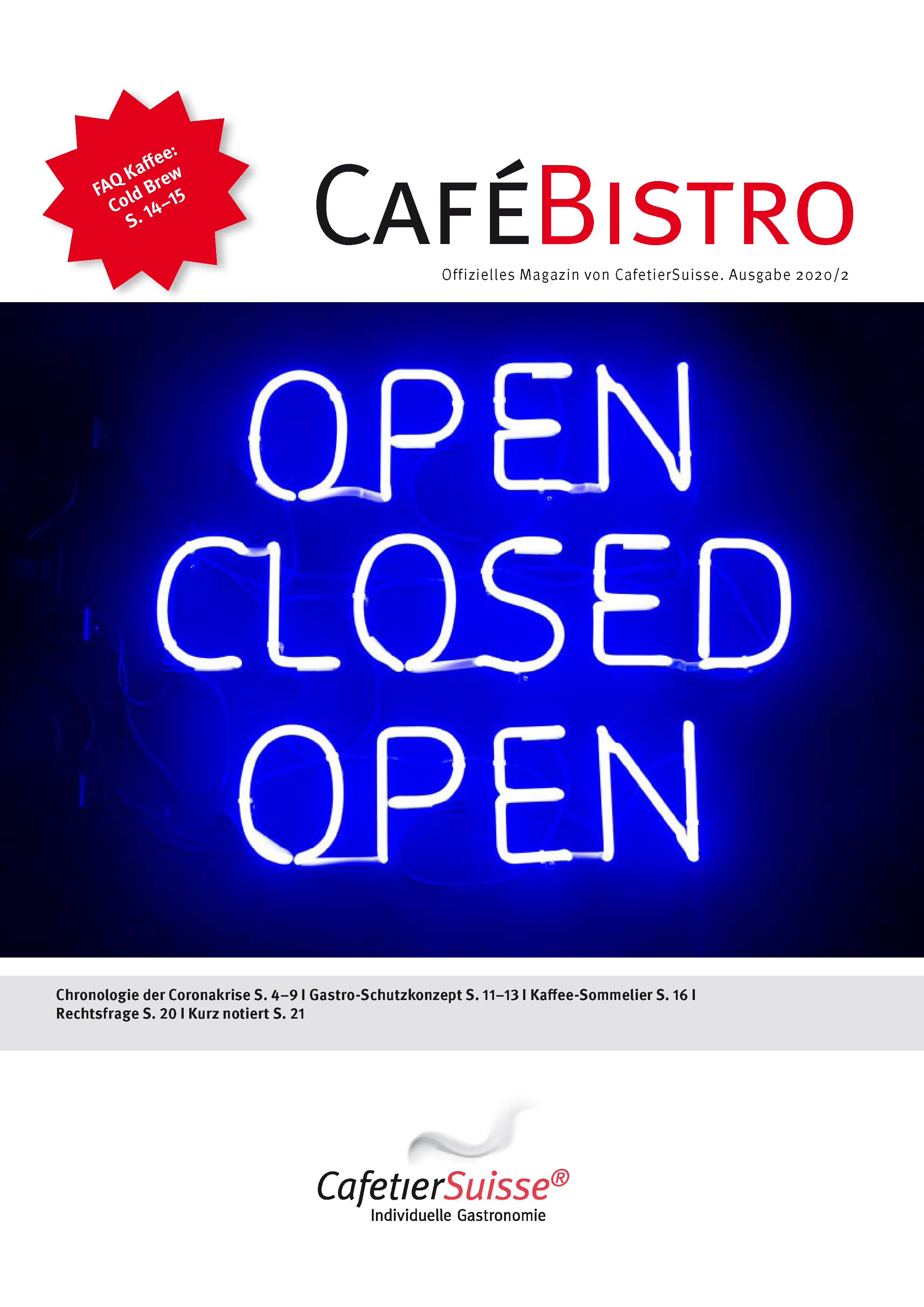 CaféBistro 1/20 - CafetierSuisse