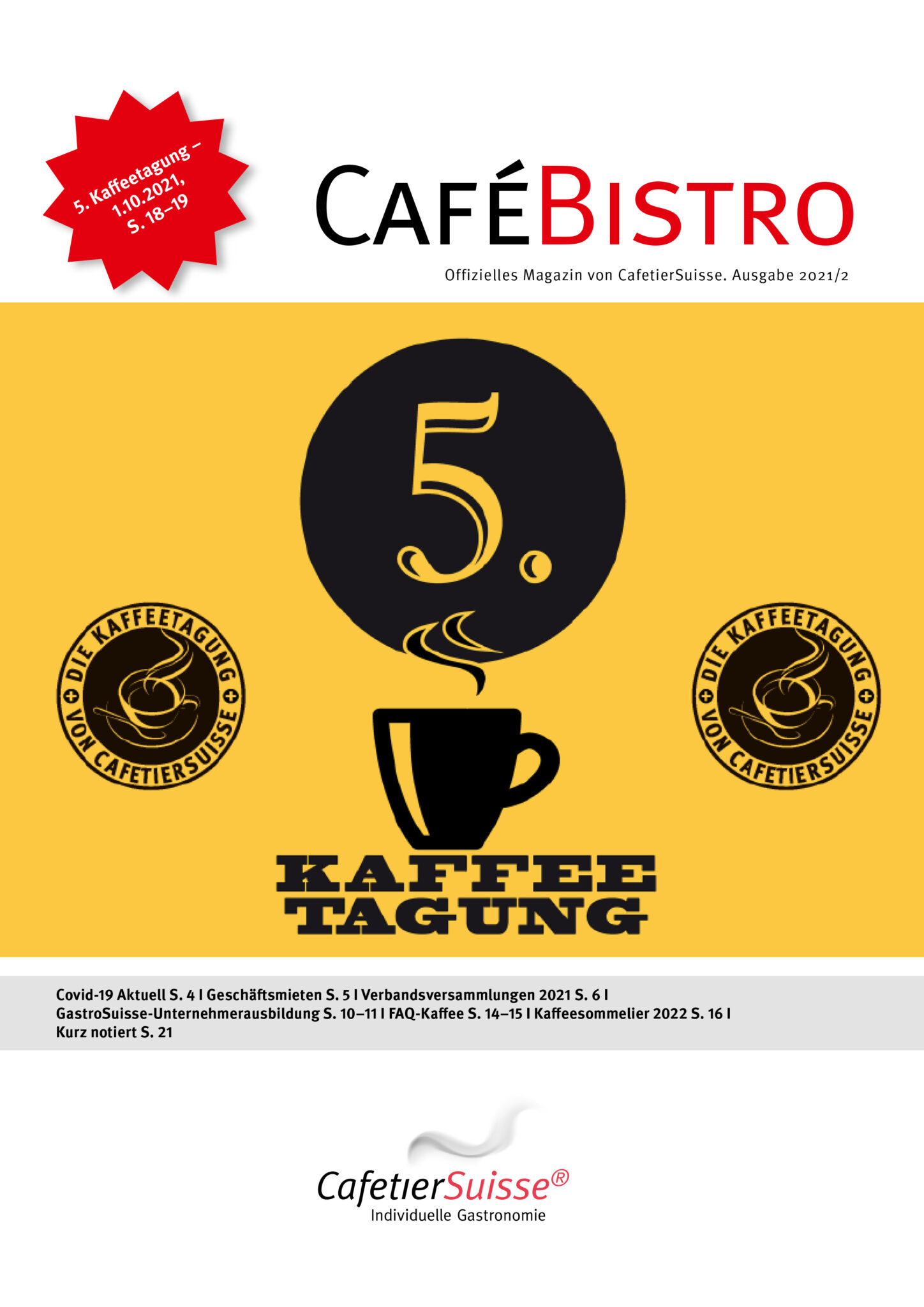 CaféBistro 1/21 - CafetierSuisse 1