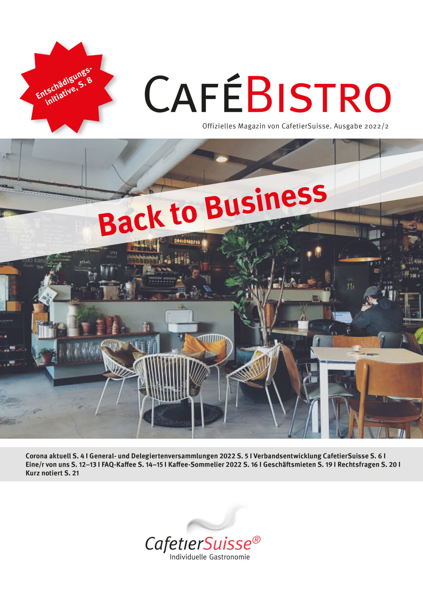 CaféBistro 2/22 - CafetierSuisse – Schweizer Arbeitgeberverband Gastronomie