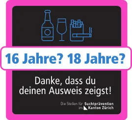 Alkoholabgabeverbot an Jugendliche (Aufkleber) - CafetierSuisse – Schweizer Arbeitgeberverband Gastronomie 1